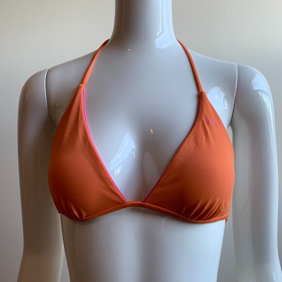 Guess pink & orange solid reversible bikini - Picture 5 of 11